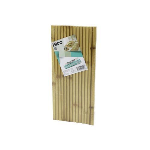 D.GEN  DÜZ KANALLI  ÇİFT TARAF=DÜZ - KANALLI AHŞAP BAMBU SERVİS SUNUM TAHTASI  17 X 39 X 1.5CM (2818)