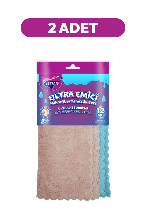 Ultra Emici 2’li Mikrofiber Bez İkili Paket