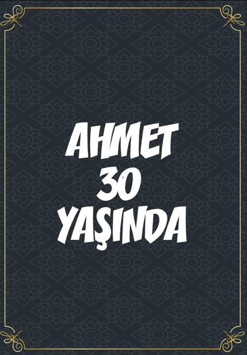 Klasik Temalı 30 Yaş Doğum Günü Afişi -2 35X50 cm