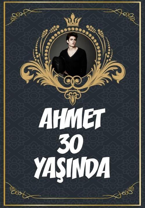 Resimli Klasik Temalı 30 Yaş Doğum Günü Afişi 35X50 cm