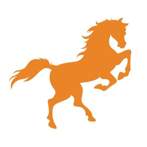 At Sticker 17x17 Cm Turuncu