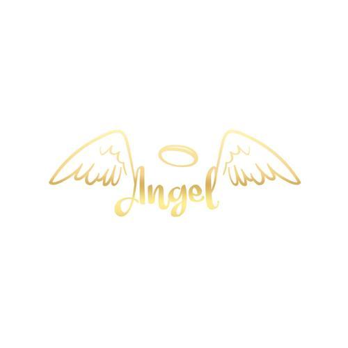 Angel Sticker 17x17 Cm Gold