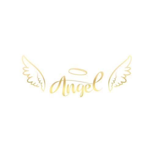 Angel Sticker 17x17 Cm Gold