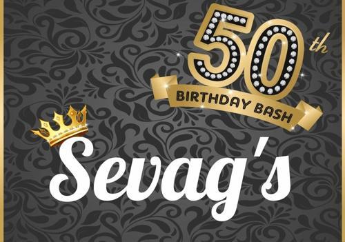 50 Yaş Doğum Günü Afişi 50X70 cm