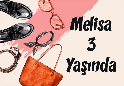 Alışveriş Temalı Doğum Günü Afişi 50X70 cm