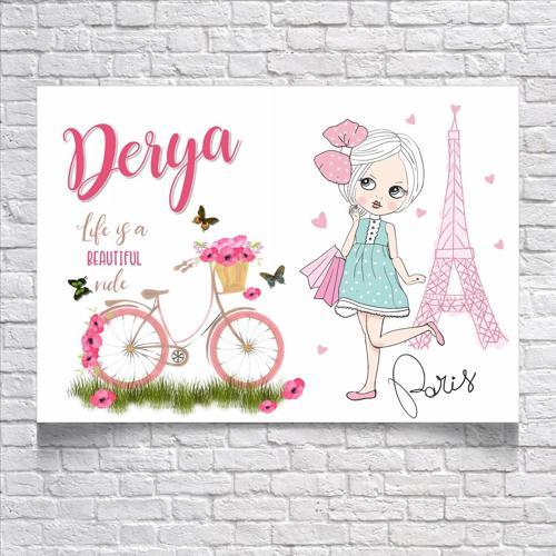 Paris Temalı Doğum Günü Afişi 50X70 cm