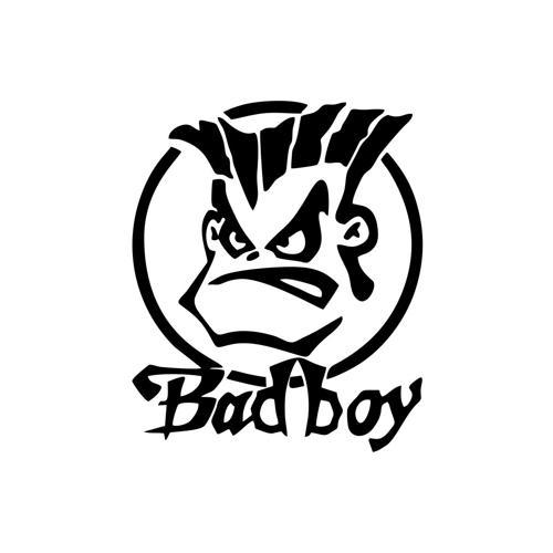 Bad Boy Araba Sticker 17x17 Cm Siyah