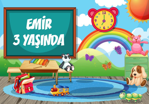 Oyun Temalı Doğum Günü Afişi 50X70 cm