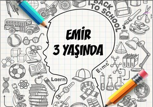 Beyin Temalı Doğum Günü Afişi 50X70 cm