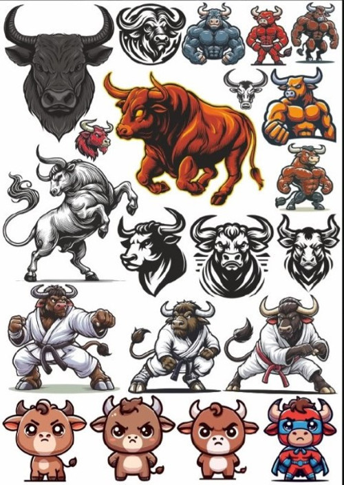 Boğa Sticker Set