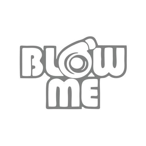 Blow Me Araba Sticker 17x17 Cm Gri