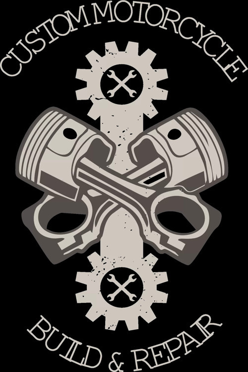 Custom Motorcycle Sticker 10x10 cmRenkli Sticker