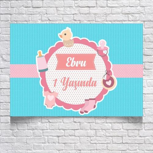 BEBEK TEMALI DOĞUM GÜNÜ AFİŞİ 70X100 cm