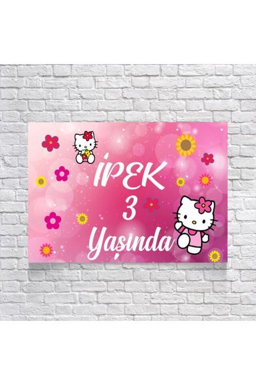 CATS TEMALI DOĞUM GÜNÜ AFİŞİ 100X150 cm