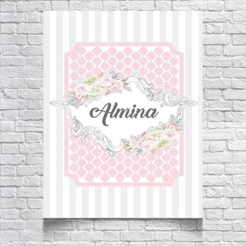 PEMBE BALIK PULU TEMALI DOĞUM GÜNÜ AFİŞİ 100X150 cm