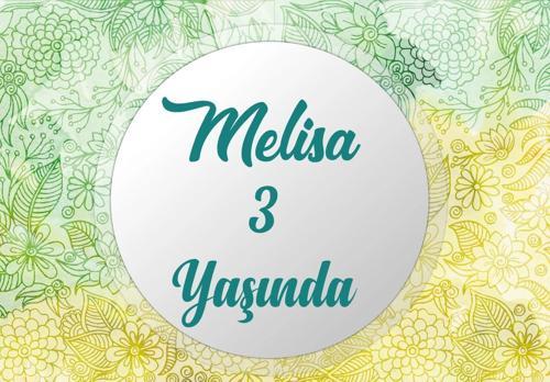 Yeşil ve Sarı Doğum Günü Afişi 100X150 cm