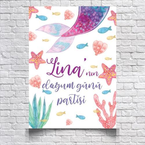 Deniz Temalı Doğum Günü Afişi 70X100 cm