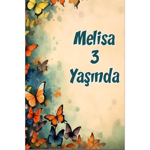 Renkli Kelebekler Temalı Doğum Günü Afişi -9 50X70 cm