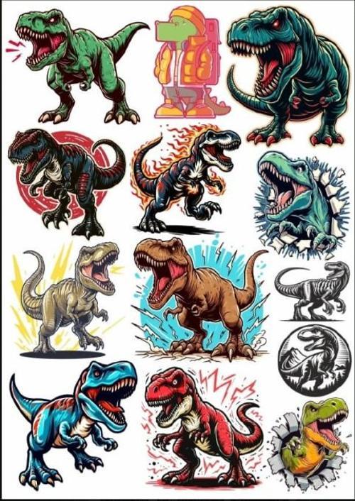 Dinazor Sticker SEt
