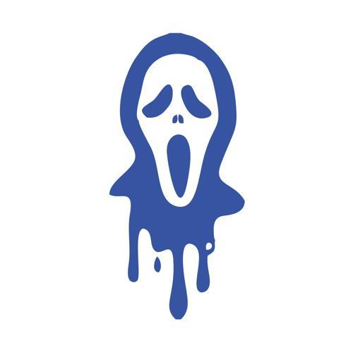 Hayalet Sitcker17x17 Cm Mavi