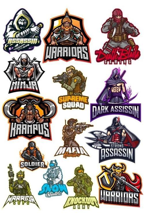 Savaşçı Sticker Set-1 14 Parça Telefon, Tablet, Defter, Laptop Sticker