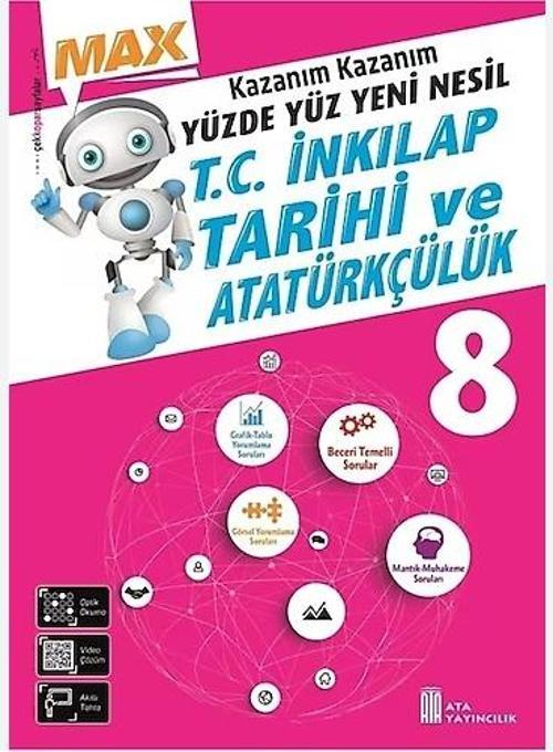 Ata Yayıncılık  Max İnkilap Tarih Soru Bankası