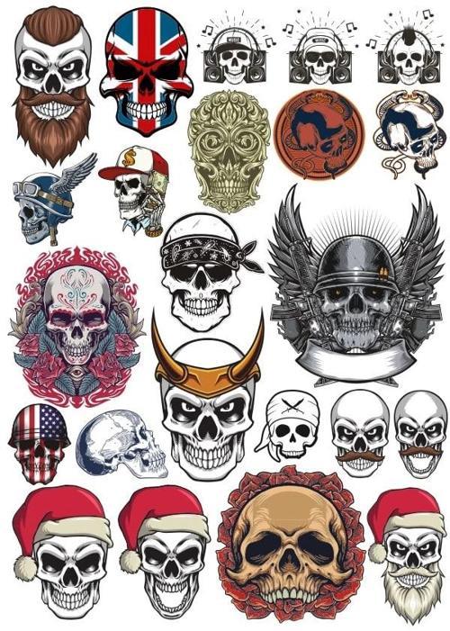 Kurukafa Sticker Set 7 22 Parça Telefon, Tablet, Defter, Laptop Sticker