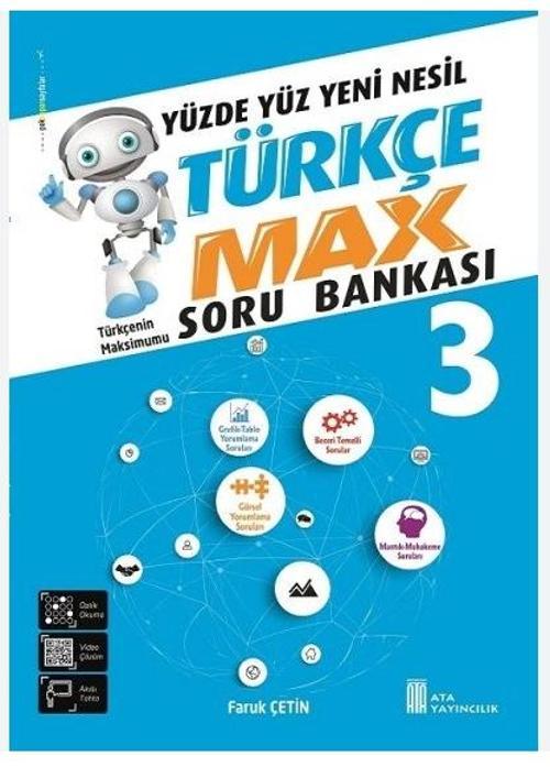 Ata Yayınları 3. Sınıf Türkçe Max Soru Bankası