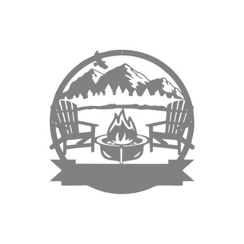 Kamp Araba Stickeri 17x17 Cm Gri