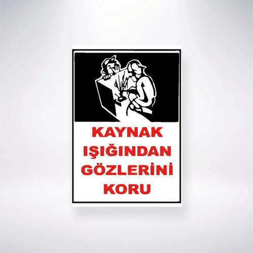 Kaynak Işığından Gözlerini Koru Sticker 20X28 Cm
