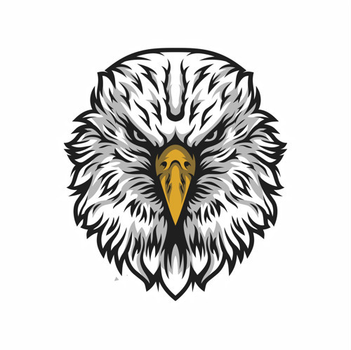Kartal Sticker 10x10 cmRenkli Sticker