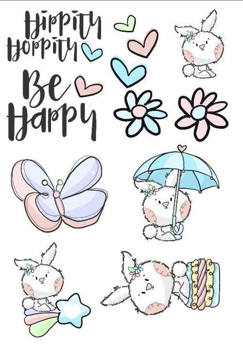 Kelebekk Sticker Set