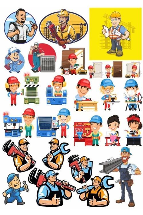 İşçiler Sticker Set 2
