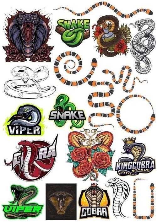 Yılan Sticker Set 20 Parça Telefon, Tablet, Defter, Laptop Sticker