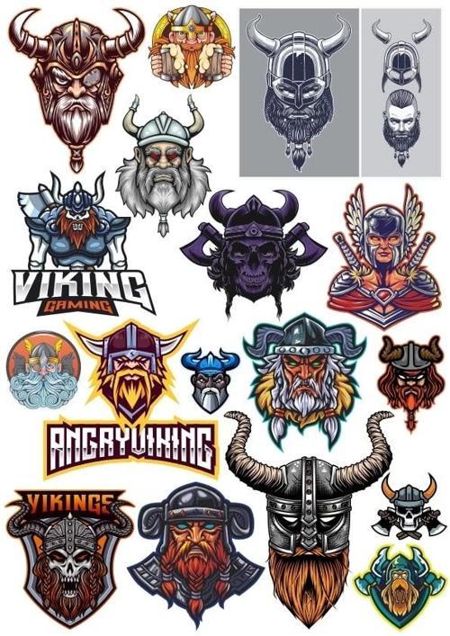Vikingler Sticker Set 2 20 Parça Telefon, Tablet, Defter, Laptop Sticker