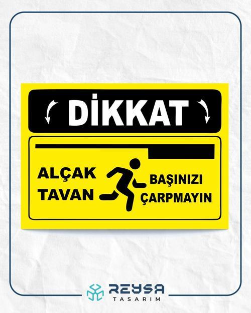 Alçak Tavan 21x29 Arkası Yapışkanlı Sticker 20X28 Cm