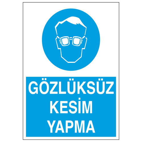 Gözlüksüz Kesim Yapma Sticker 20X28 Cm