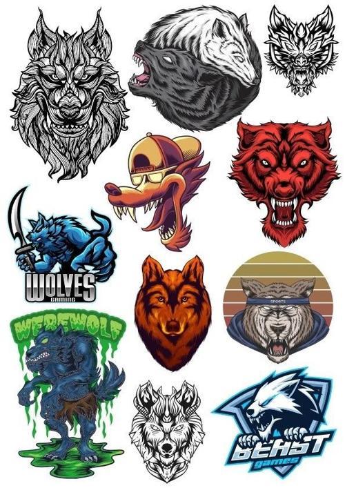 Kurt Wolf Sticker Set 11 Parça Telefon, Tablet, Defter, Laptop Sticker