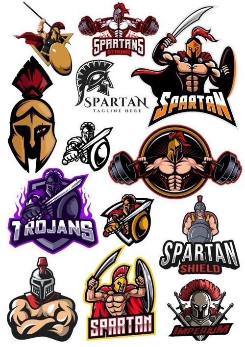 Spartan Savaşçı Sticker Set-1 13 Parça Telefon, Tablet, Defter, Laptop Sticker