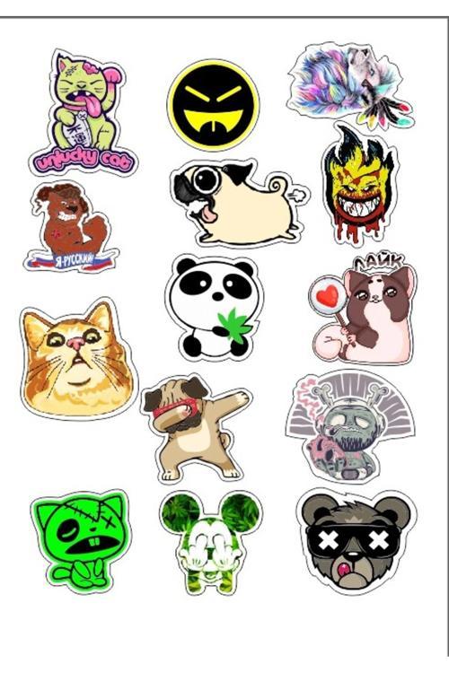 Kedi Köpek Sticker Set