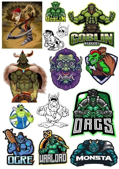 Goblin Sticker Set 13 Parça Telefon, Tablet, Defter, Laptop Sticker