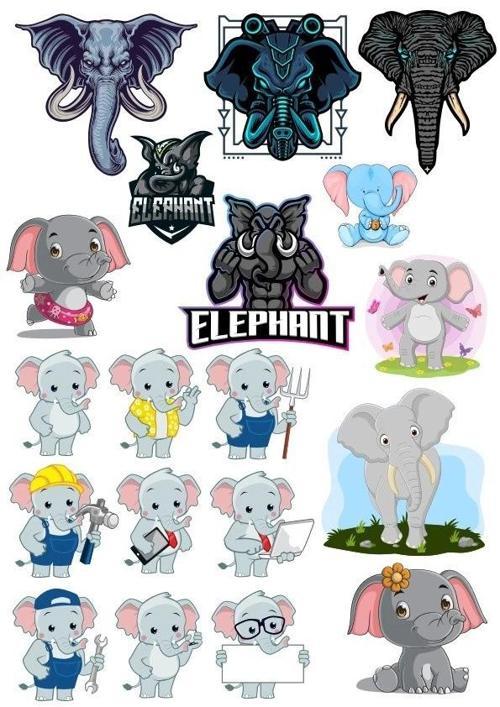 Fil Sticker Set-5 17 Parça Telefon, Tablet, Defter, Laptop Sticker