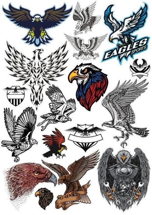 Kartal Eagle Sticker Set-10 15 Parça Telefon, Tablet, Defter, Laptop Sticker