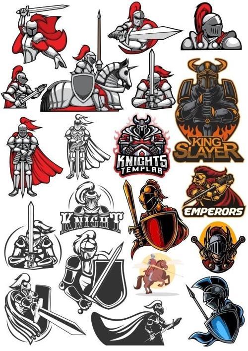 Şövalye Sticker Set 3 16 Parça Telefon, Tablet, Defter, Laptop Sticker