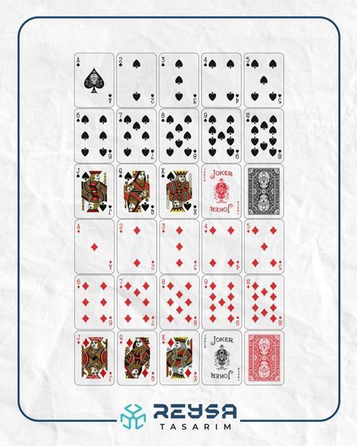 Poker Destesi Sticker Set-3 30 Parça Telefon, Tablet, Defter, Laptop Sticker