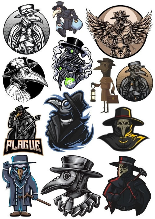 Korkunç Adam Sticker Set 13 Parça Telefon, Tablet, Defter, Laptop Sticker