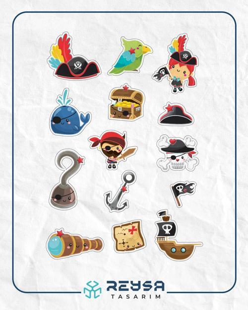 Korsan Sticker Set -1