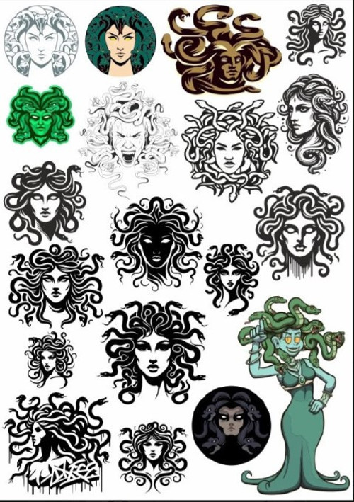 Medusa Sticker Set