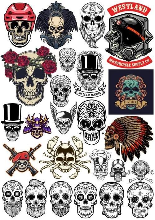 Kurukafa Sticker Set 8 22 Parça Telefon, Tablet, Defter, Laptop Sticker