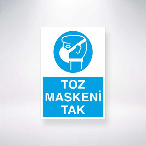 Toz Maskeni Tak Sticker 20X28 Cm